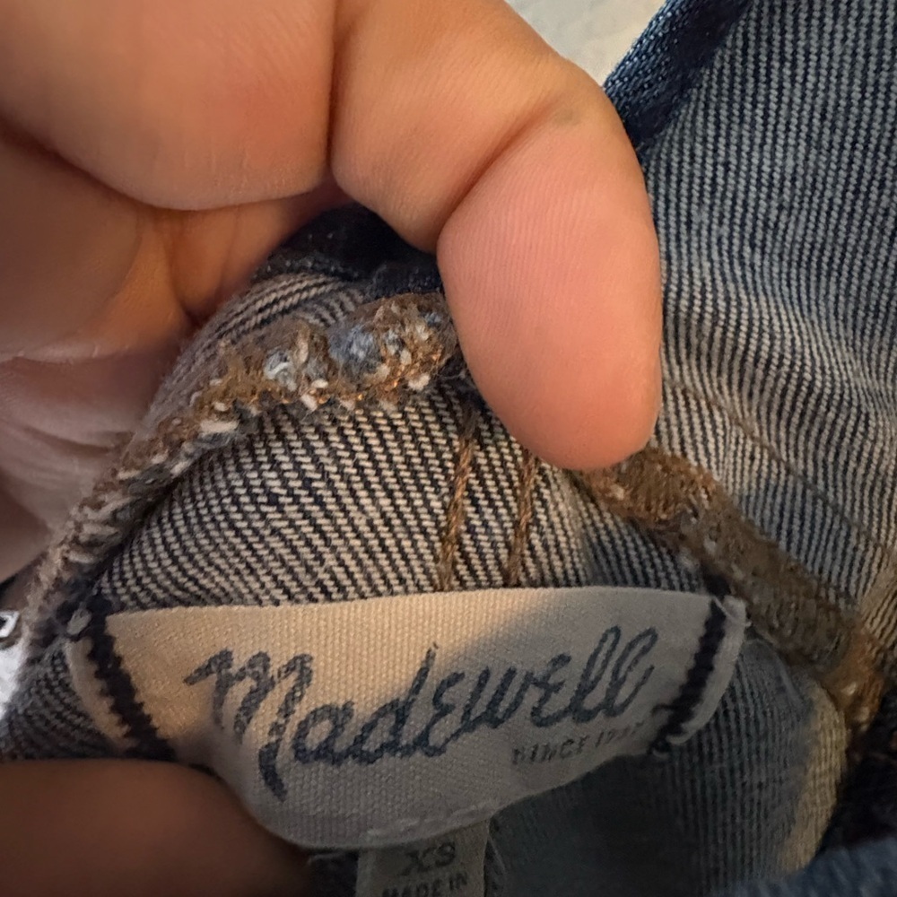 Madewell Dark Blue Women's Jeans Overalls - Picture 4 of 5